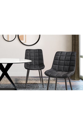 2 chaises Melinda - 46 x 62,5 x 84 cm