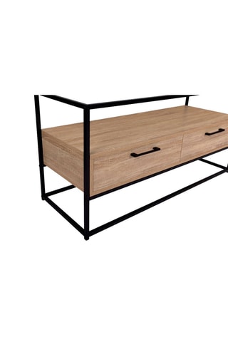 Meuble TV 2 tiroirs Siena - 113 x 40 x 55 cm