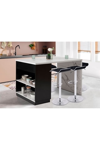 Ilot central de cuisine Marius - 130 x 90,5 x 80