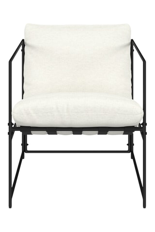 Fauteuil Penelope - Blanc et noir