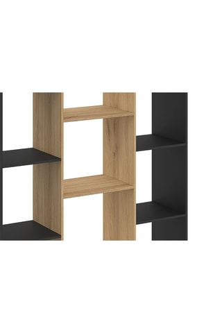 Etagère bibliothèque Paulette - Noir et marron