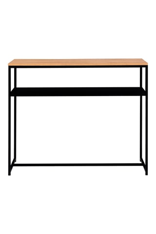 Console double plateau Liverpool - 100 x 30 x 80 cm