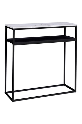 Console double plateau Glam - 80 x 30 x 80 cm