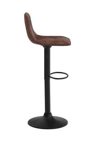 2 tabourets de bar Edison - 39 x 83-104 x 42 cm