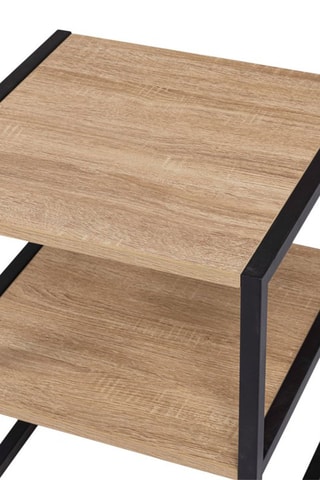 2 tables de chevet Memphis - Imitation bois