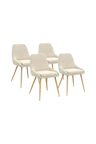 4 chaises Olivia - 47,5 x 79 x 54 cm