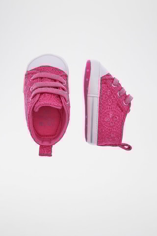 Pantoffels met Engelse borduursels - Wit