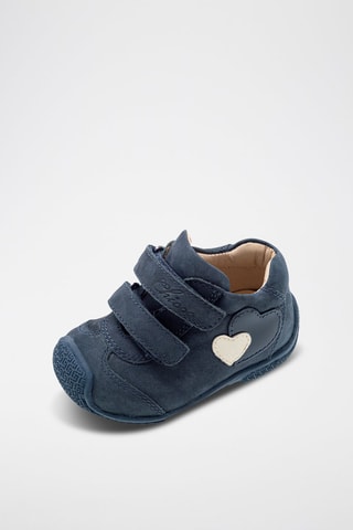 Leren Enkellaarzen - Marineblauw