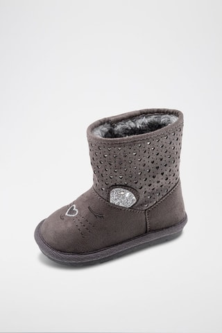 Gevoerde Enkellaarzen Donkerbruin