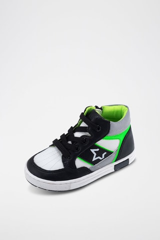 Baskets montantes - Blanc et noir