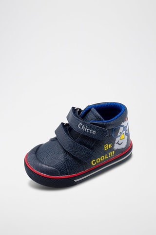 Hoge Sneakers Marineblauw