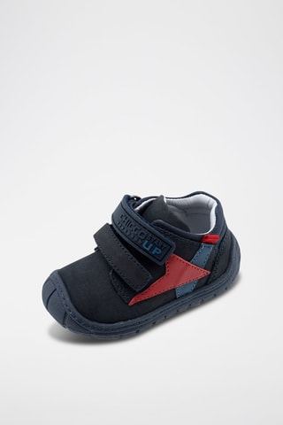 Leren Sneakers Marineblauw