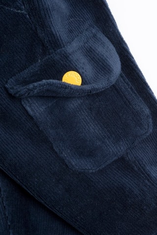 Velours Broek - Marineblauw