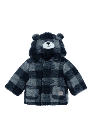 Manteau à capuche - Bleu