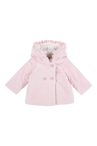 Manteau en velours Rose clair