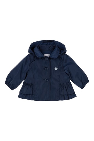 Manteau à capuche - Bleu