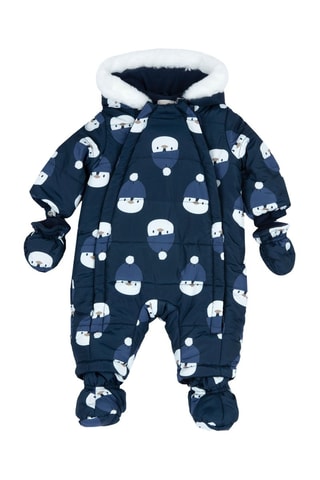 Combipilote à capuche - Bleu marine