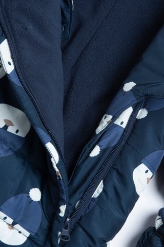 Combipilote à capuche - Bleu marine