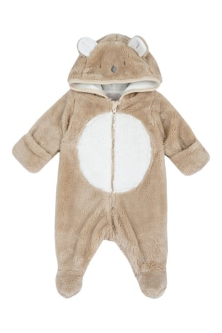 Combipilote à capuche à oreilles - Beige