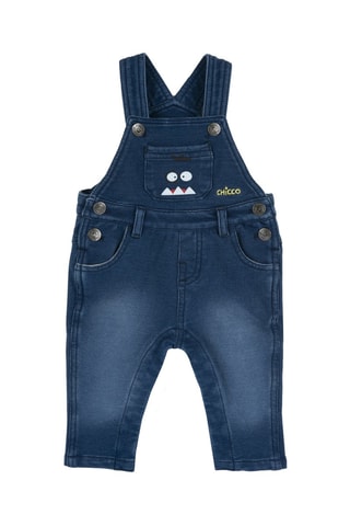 Salopette en jean - Bleu marine