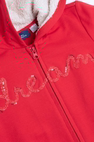 Sweater met Capuchon - Rood