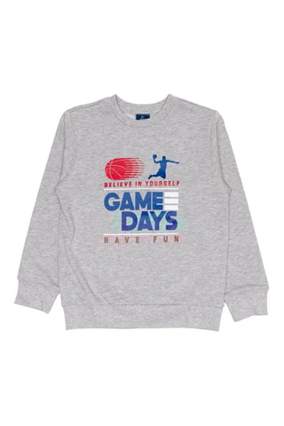 Sweat - Gris clair chiné