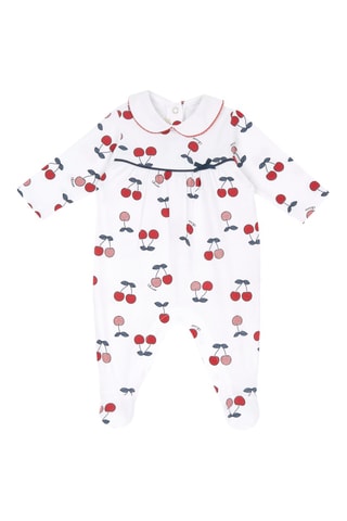 Grenouillère - Blanc et rouge