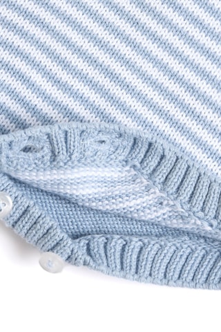 Barboteuse - Ciel et blanc