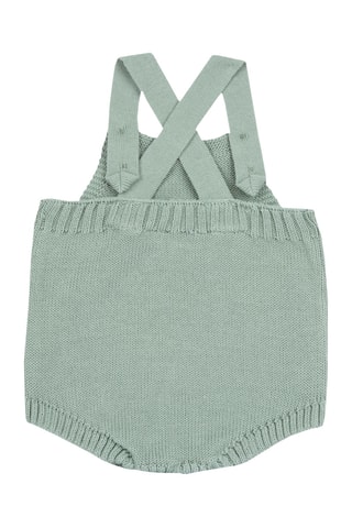 Barboteuse - Kaki et blanc