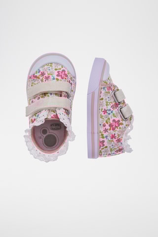 Gympen - Wit en Fuchsia