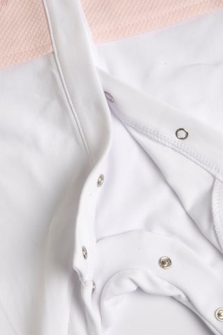 Grenouillère - Rose poudré et blanc