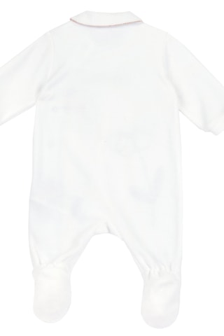 Grenouillère - Blanc et kaki