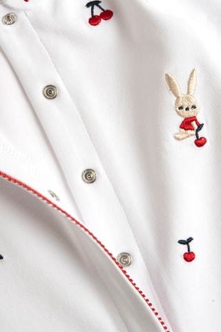 Grenouillère - Blanc et rouge