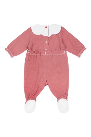 Grenouillère - Rouge et blanc