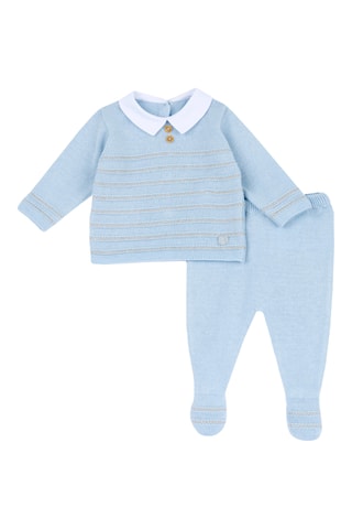 Pull et pantalon - Bleu clair