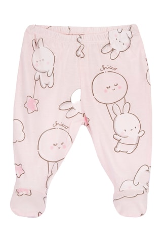 T-shirt et pantalon - Rose poudré