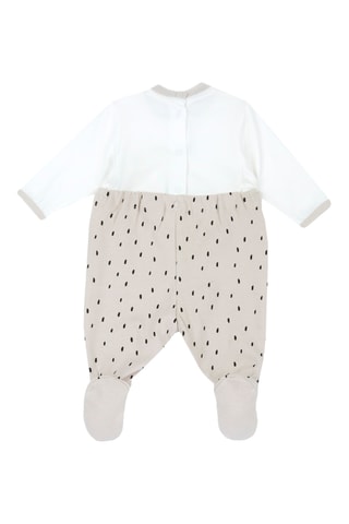 Grenouillère - Blanc et beige