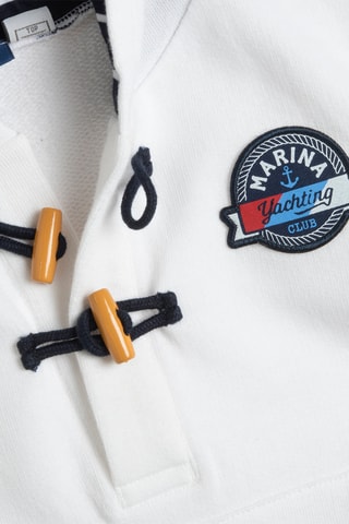 Sweat à capuche - Blanc