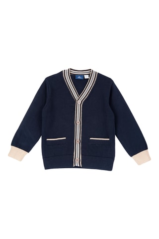 Gilet - Bleu marine et beige clair