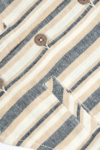 Gilet de costume en lin - Beige et gris