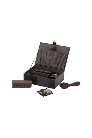 Kit de engraxamento em couro Blake Preto e cinzento