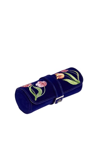 Cofanetto per orologi in velluto Royal - Blu scuro