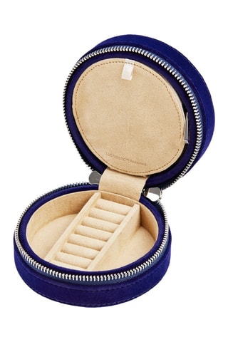 Portagioie in velluto Royal - Blu scuro