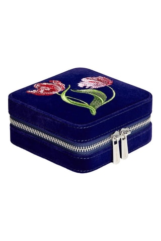 Portagioie in velluto Royal - Blu scuro