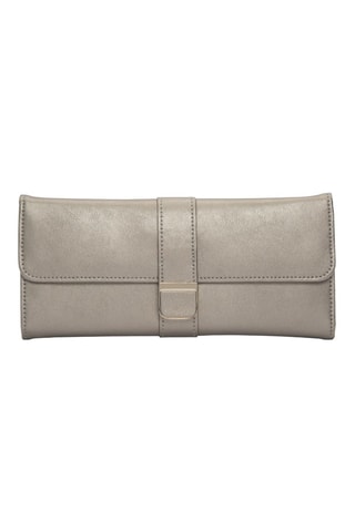 Pochette portagioie in pelle Palermo - Grigio chiaro