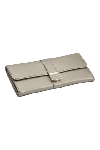 Pochette portagioie in pelle Palermo - Grigio chiaro