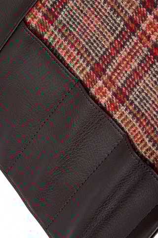 Rolo de facas em couro vegan WM - Castanho