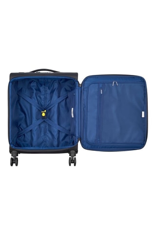 Valise cabine extensible Brochant 3 - 55 cm - Noir