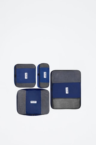 4 organisateurs de valise Accessory - Bleu marine