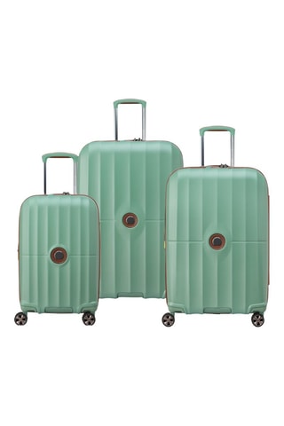 Set de 3 valises Carrousel (S/M/L) - Vert - 55/68/77 cm